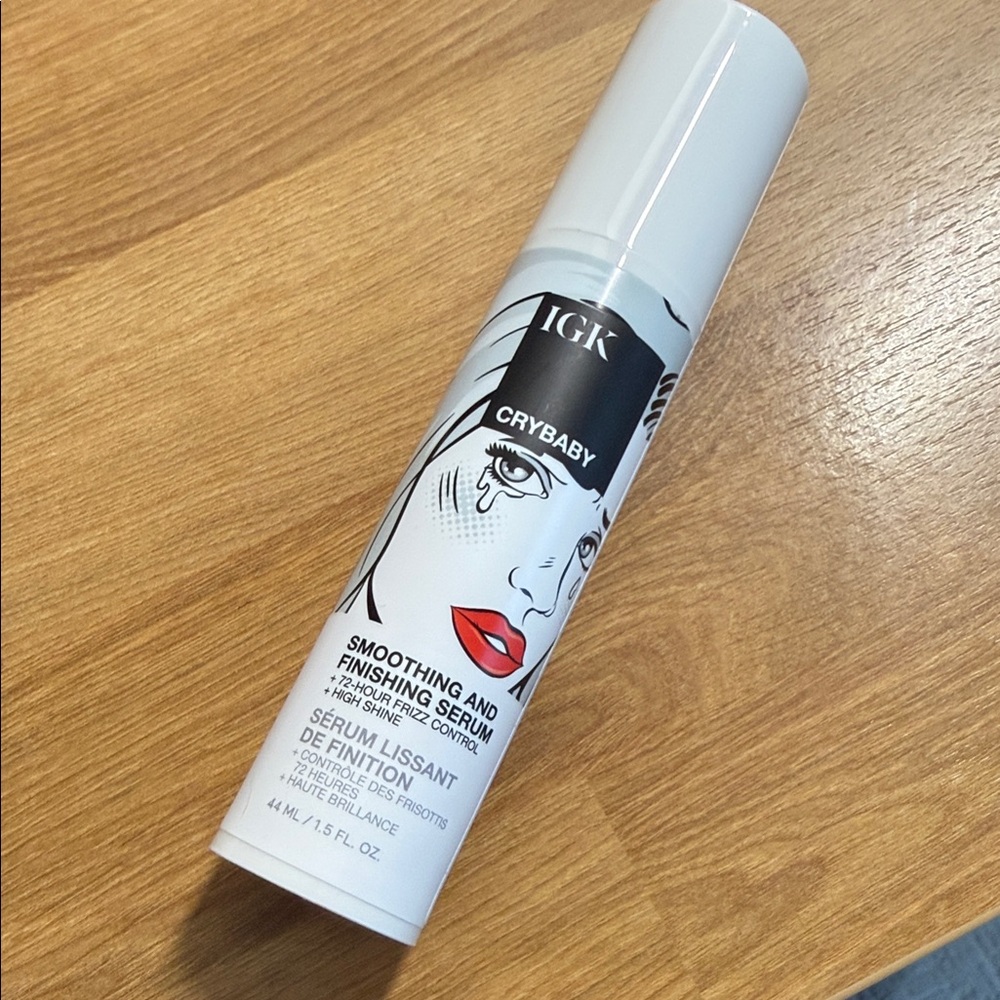 Never used IGK crybaby smoothing and finishing serum